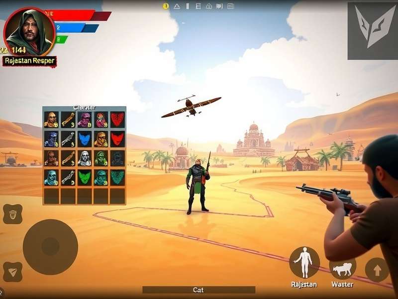 Rajasthan Reaper character customization screen