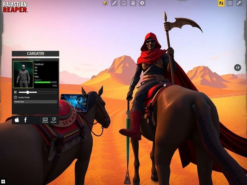 Indian gamers playing Rajasthan Reaper at community event